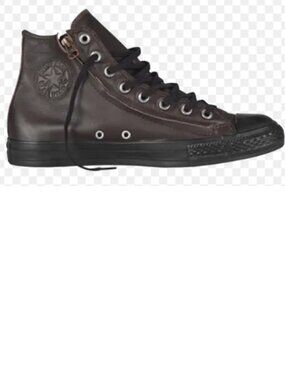 BNWoT CTAS Converse Leather Double Zip High 'Chocolate' 140002C (5W, 3M) KICKS